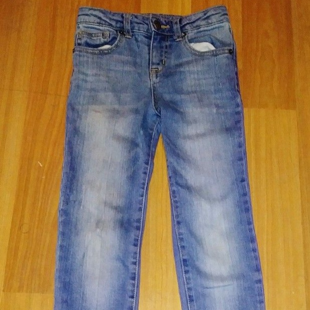 Cherokee Skinny Blue Jeans Kids Zipper Fly 6X